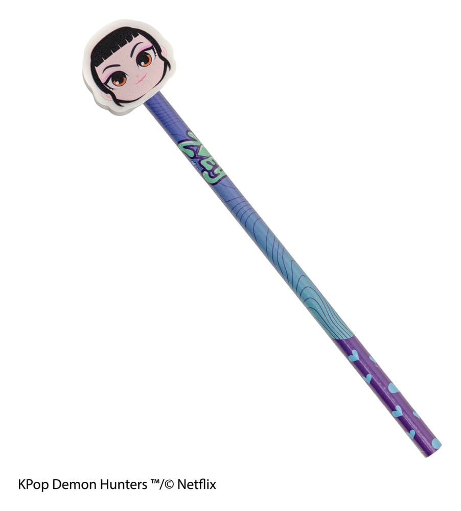 KPop Demon Hunters Pencil and Eraser Series 1 Display (30)