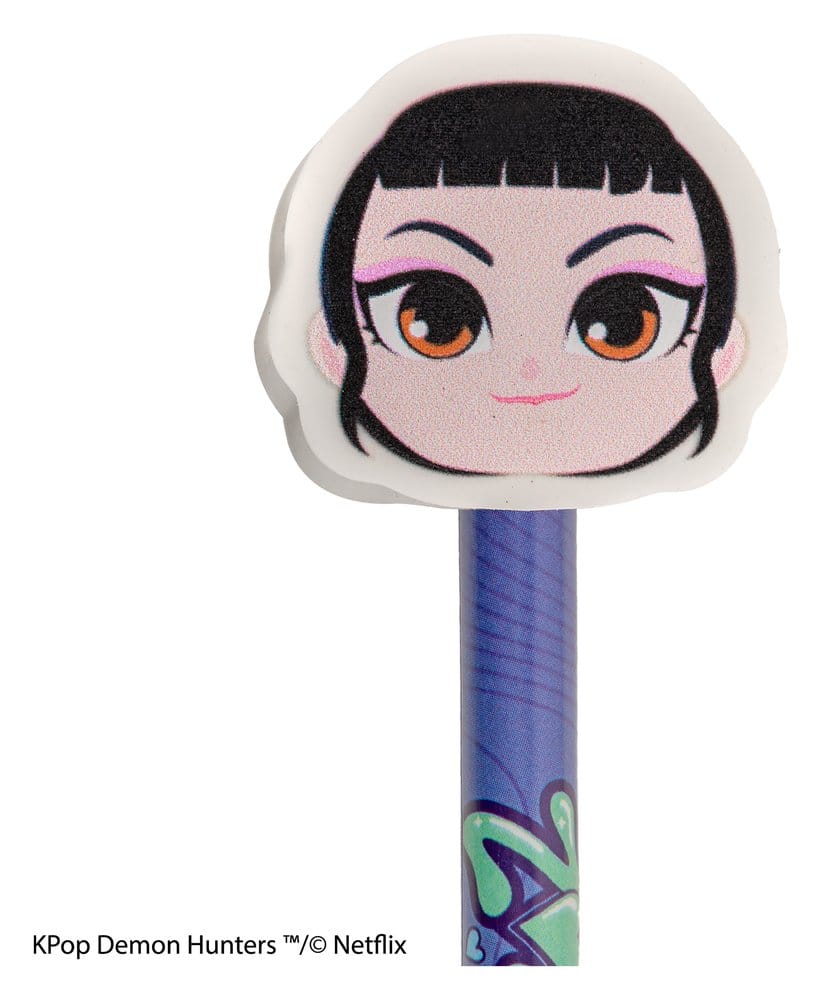 KPop Demon Hunters Pencil and Eraser Series 1 Display (30)