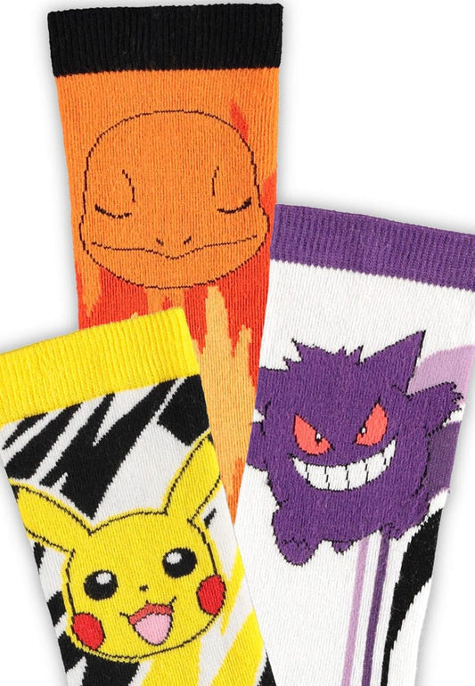 Pokemon Strumpor 3-Pack Pikachu