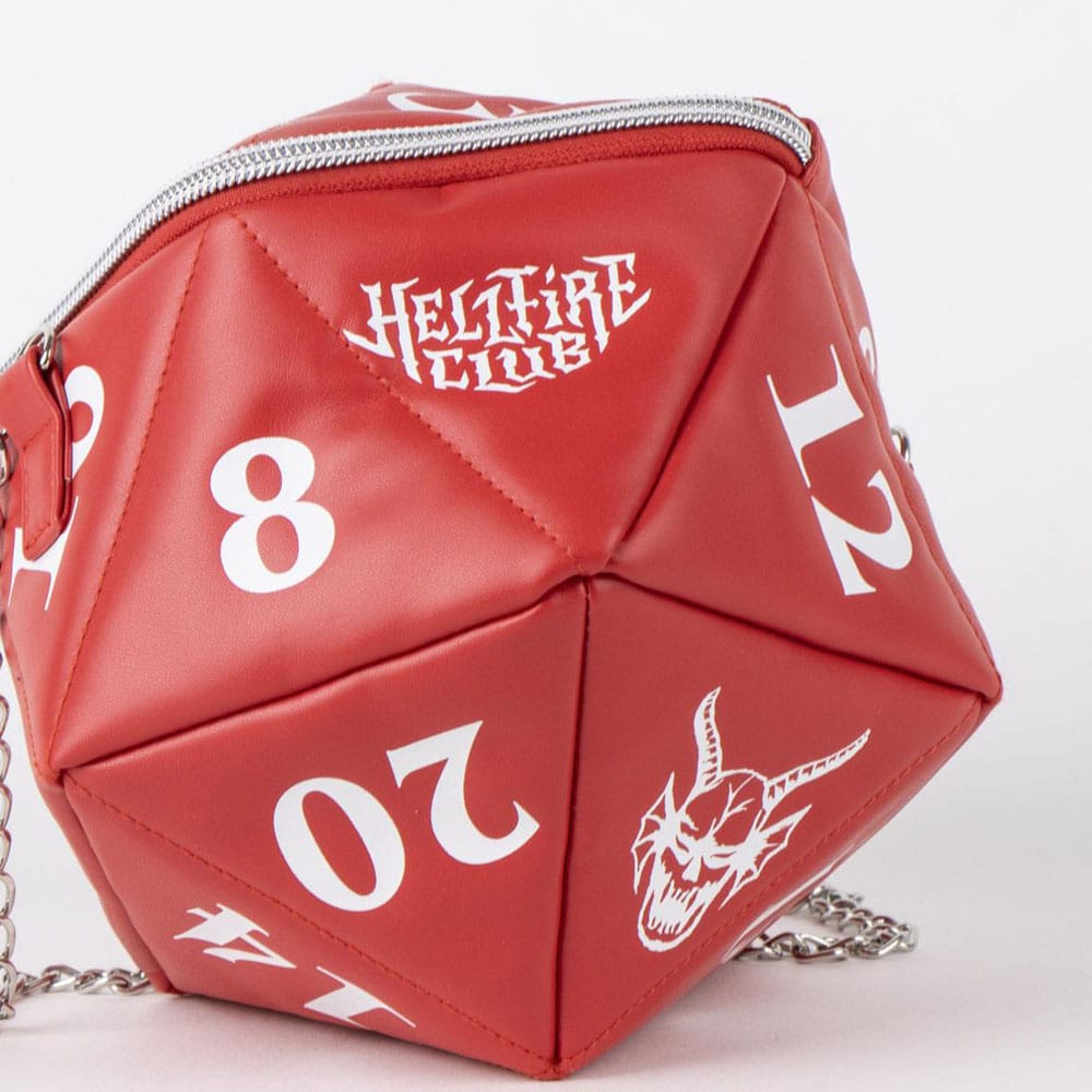 Stranger Things Faux Leather Handbag med D&D Tärningar Cerdá