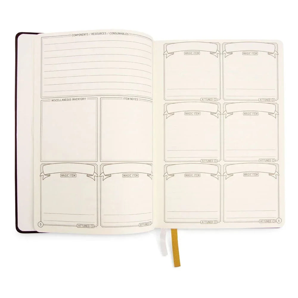 Dungeons & Dragons RPG Journal 5e Svart Glassstaff