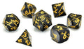 CritStones Metal Dice Set Torn Mystic (7) Glassstaff