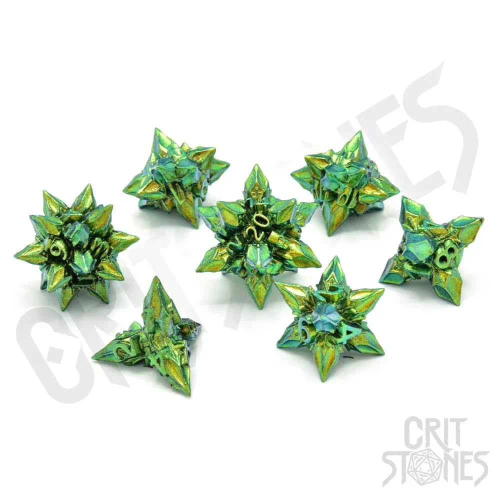 CritStones Metal Dice Set Unholy Bane (7) Glassstaff