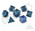 CritStones Metal Dice Set Twilight Grove (7) Glassstaff