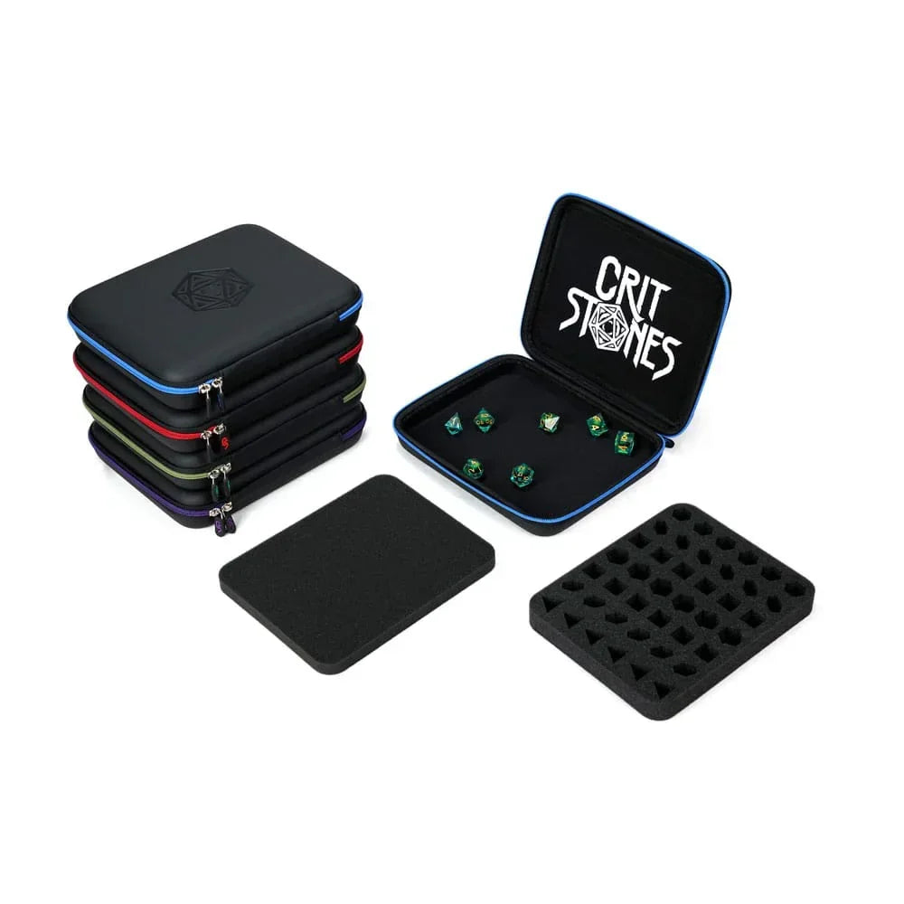 CritStones Dice Case Arcanum Red Glassstaff