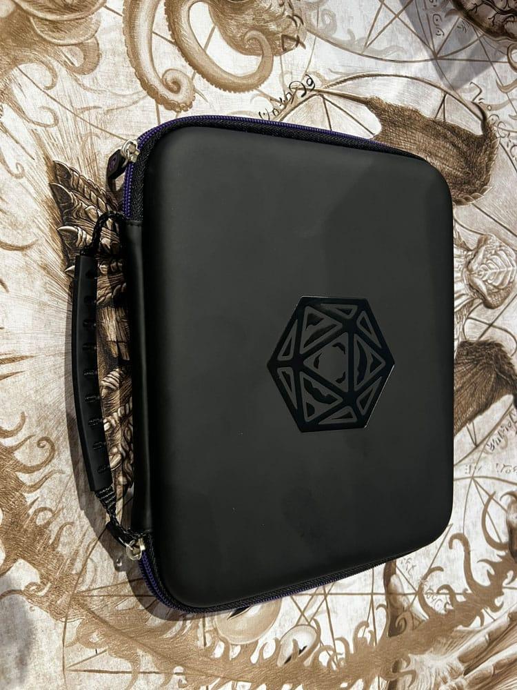 CritStones Dice Case Arcanum Red Glassstaff