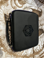 CritStones Dice Case Arcanum Lila Glassstaff