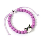 Hello Kitty Armband med Lila Kulor och Kuromi Charm 21 cm The Carat Shop