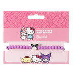 Hello Kitty Armband med Lila Kulor och Kuromi Charm 21 cm The Carat Shop