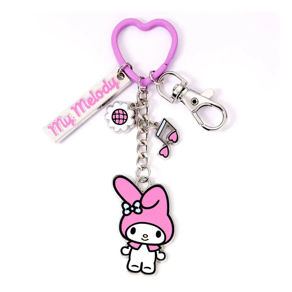 Hello Kitty Keychain with My Melody Charms 15 cm