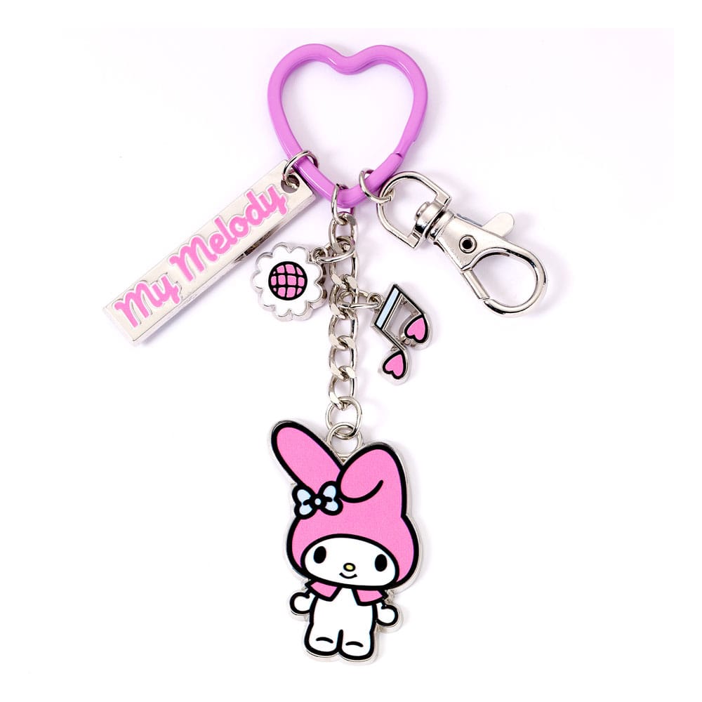 Hello Kitty Nyckelring med My Melody Charmar 15 cm The Carat Shop
