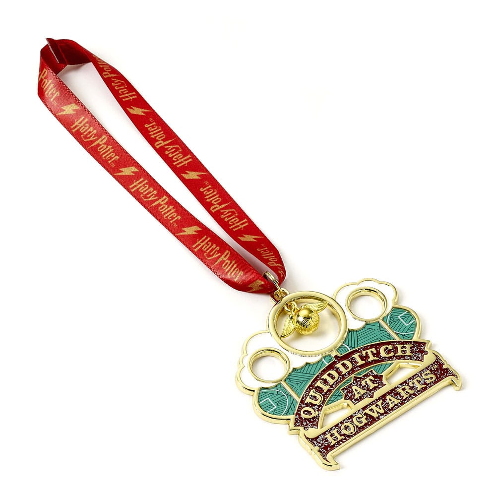 Harry Potter Julprydnad Quidditch (Guldton) The Carat Shop