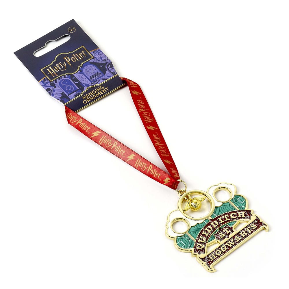 Harry Potter Julprydnad Quidditch (Guldton) The Carat Shop