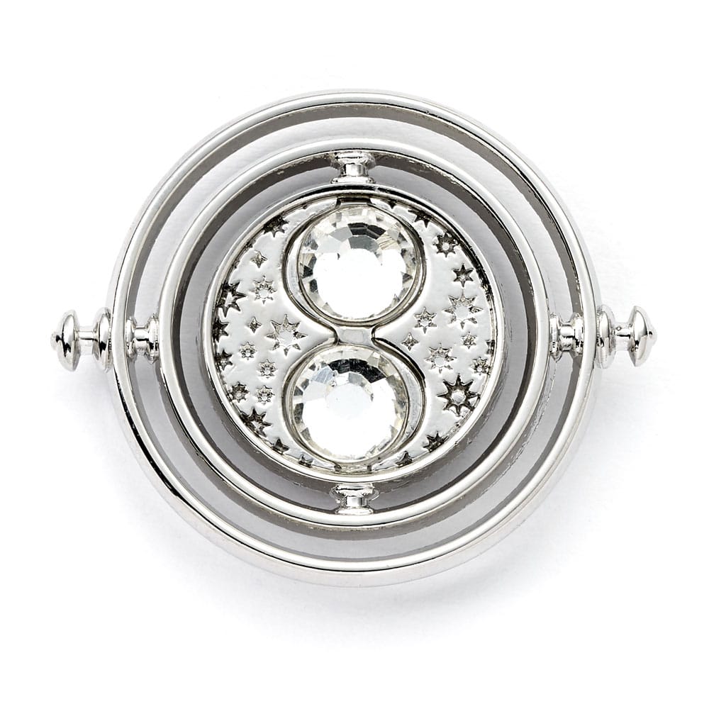 Harry Potter Pin Badge Time Turner (Silver Tone) The Carat Shop