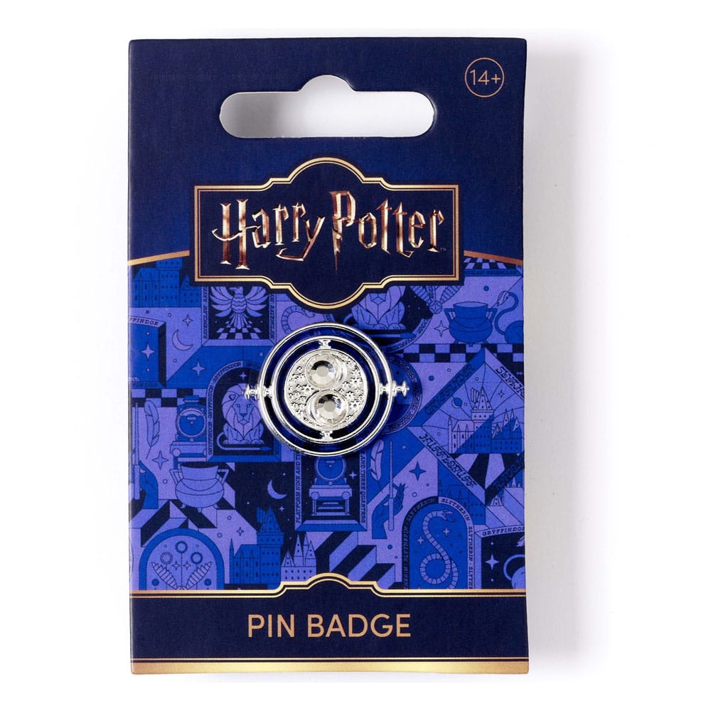 Harry Potter Pin Badge Time Turner (Silver Tone) The Carat Shop