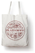 Harry Potter Tote Bag Platform 9 3/4 Cotton