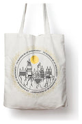 Harry Potter Tote Bag Hogwarts Castle Cotton
