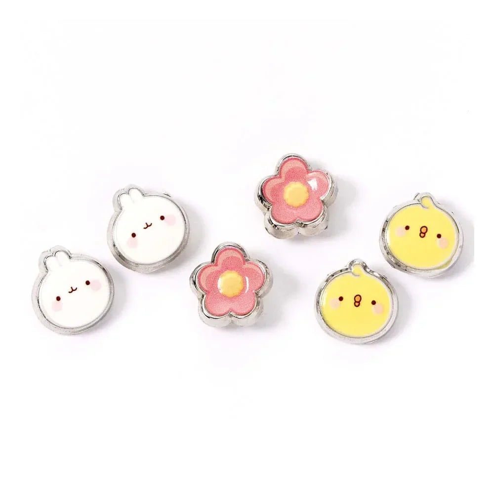 Molang Stud Earrings 3-pack - Molang och Piu Piu The Carat Shop