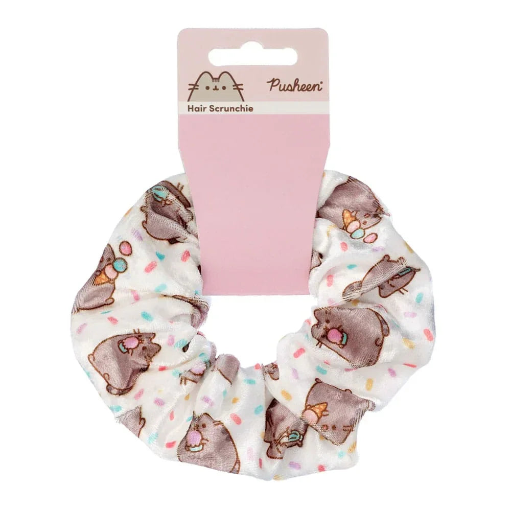 Pusheen Hårscrunchie Vit Glass The Carat Shop