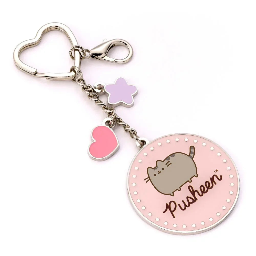 Pusheen Nyckelring Pink Name The Carat Shop