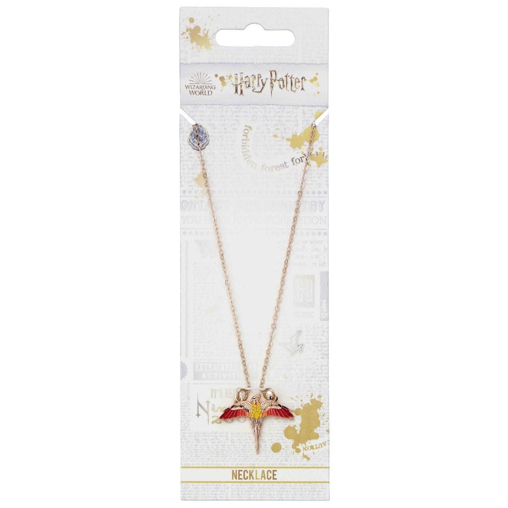 Harry Potter Halsband Fawkes (Guldpläterad) The Carat Shop