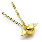 Harry Potter Halsband Golden Snitch Charm (Gyllene Ton) The Carat Shop