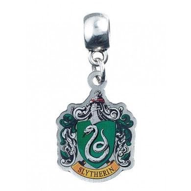Harry Potter Charm Slytherin Crest (silverpläterad) The Carat Shop