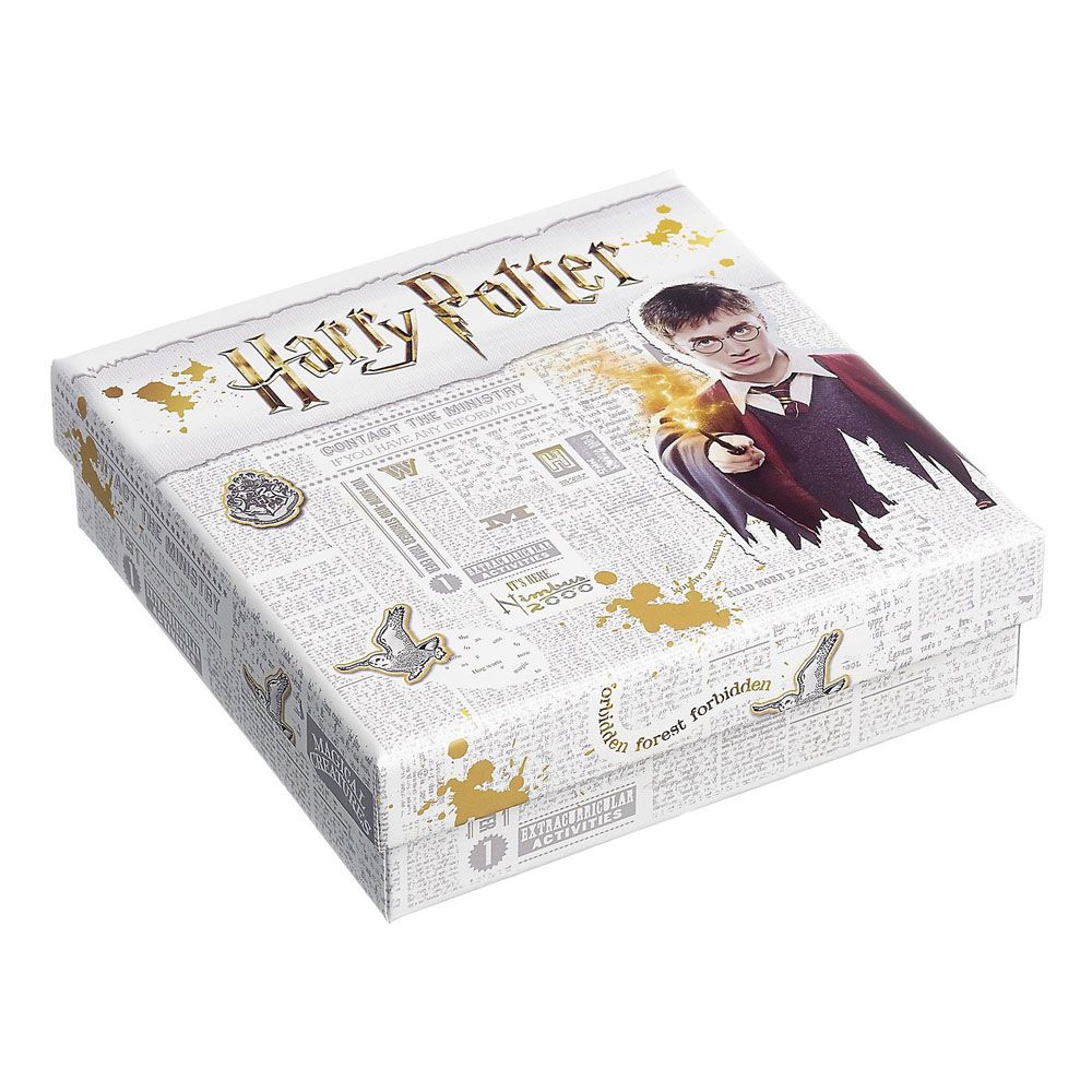 Harry Potter Armband Charm Set - Dödsrelikerna/Snitch/3 Trollformelpärlor (silverpläterad) The Carat Shop