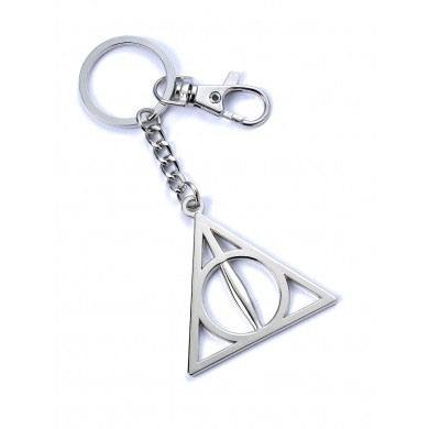 Harry Potter Nyckelring Deathly Hallows - Silver Plated The Carat Shop