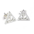 Harry Potter Deathly Hallow Stud Earrings i Sterlingsilver The Carat Shop