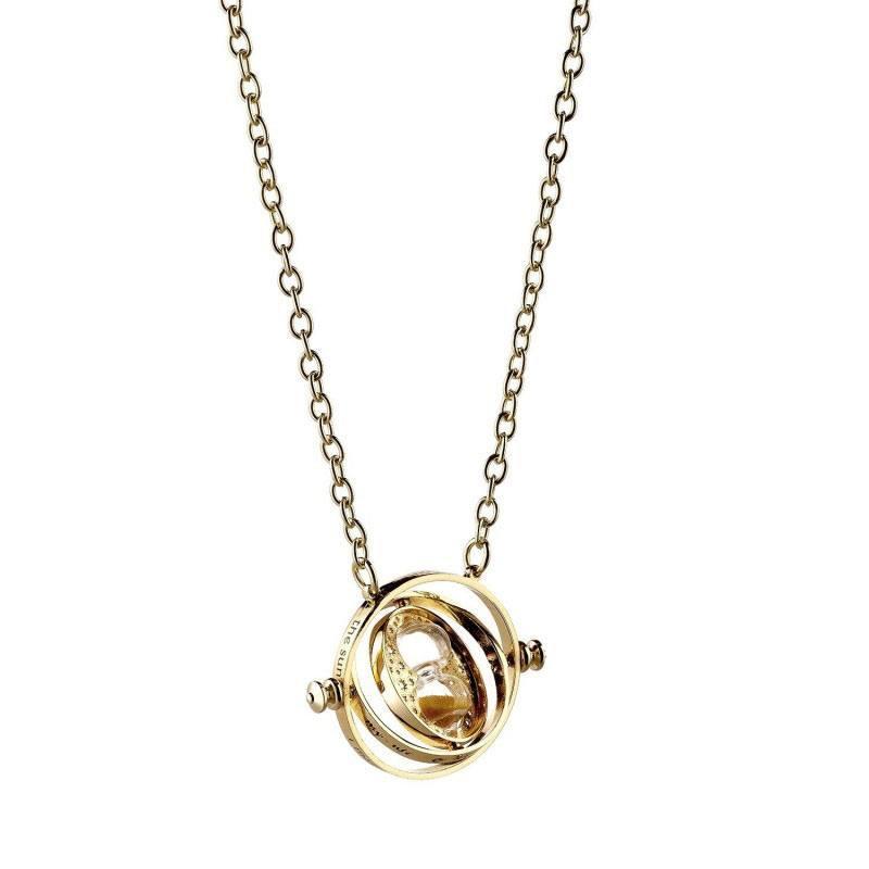 Harry Potter Pendant & Necklace Spinning Time Turner (Guldpläterad) The Carat Shop