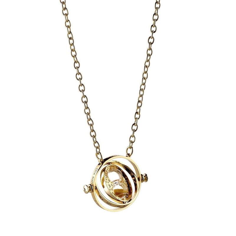 Harry Potter Pendant & Necklace Spinning Time Turner (Guldpläterad) The Carat Shop