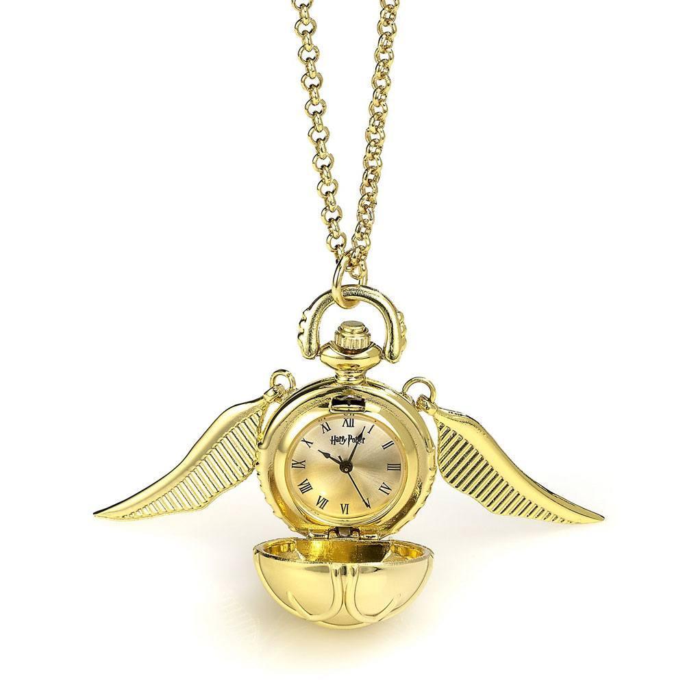 Harry Potter Necklace Watch Golden Snitch (Gold Plated)