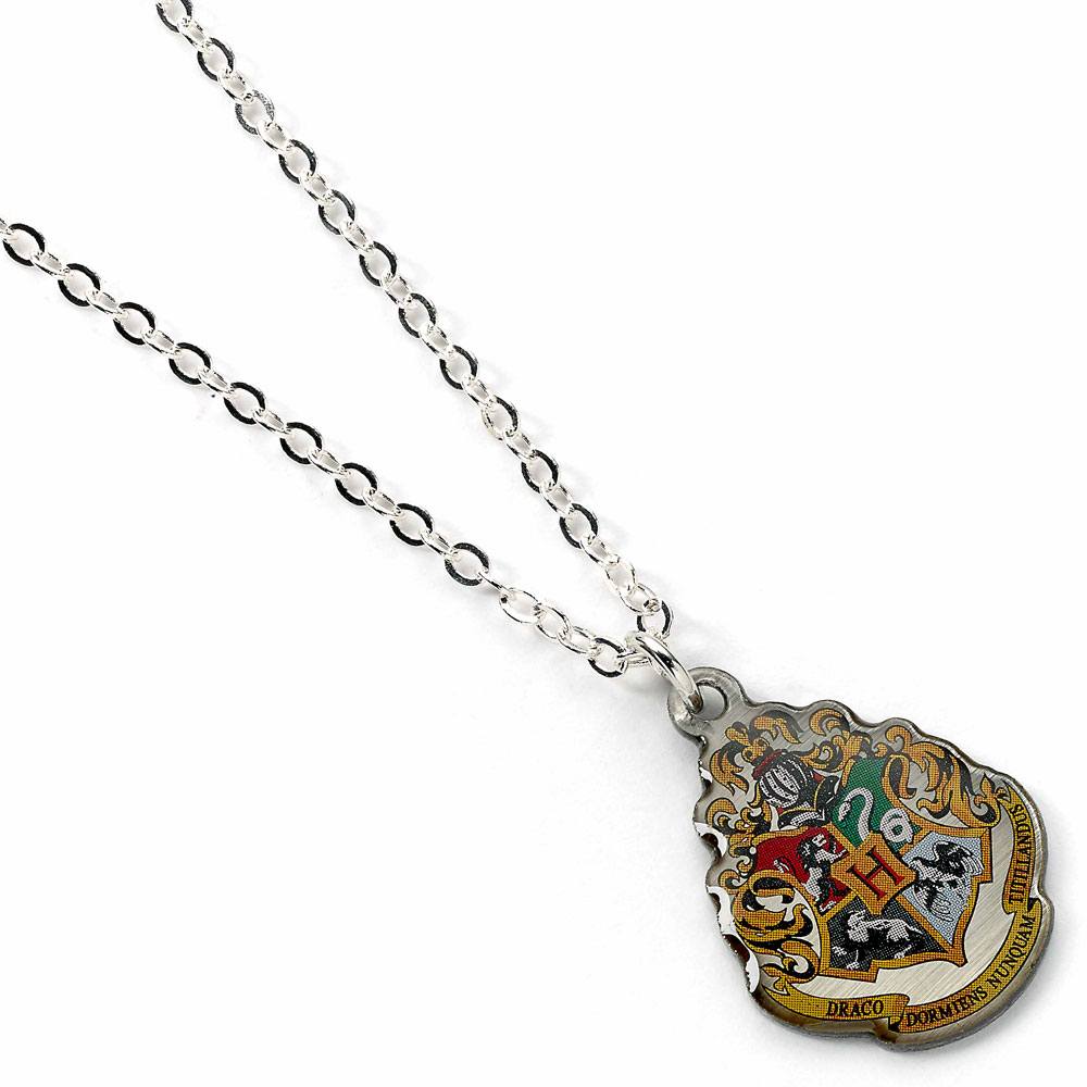 Harry Potter Hänge & Halsband Hogwarts (silverpläterad) The Carat Shop