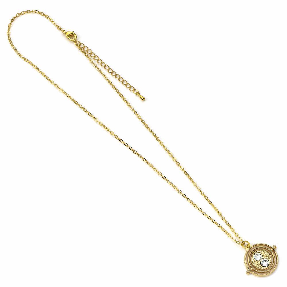 Harry Potter Pendant & Necklace Fixed Time Turner (guldpläterad) The Carat Shop