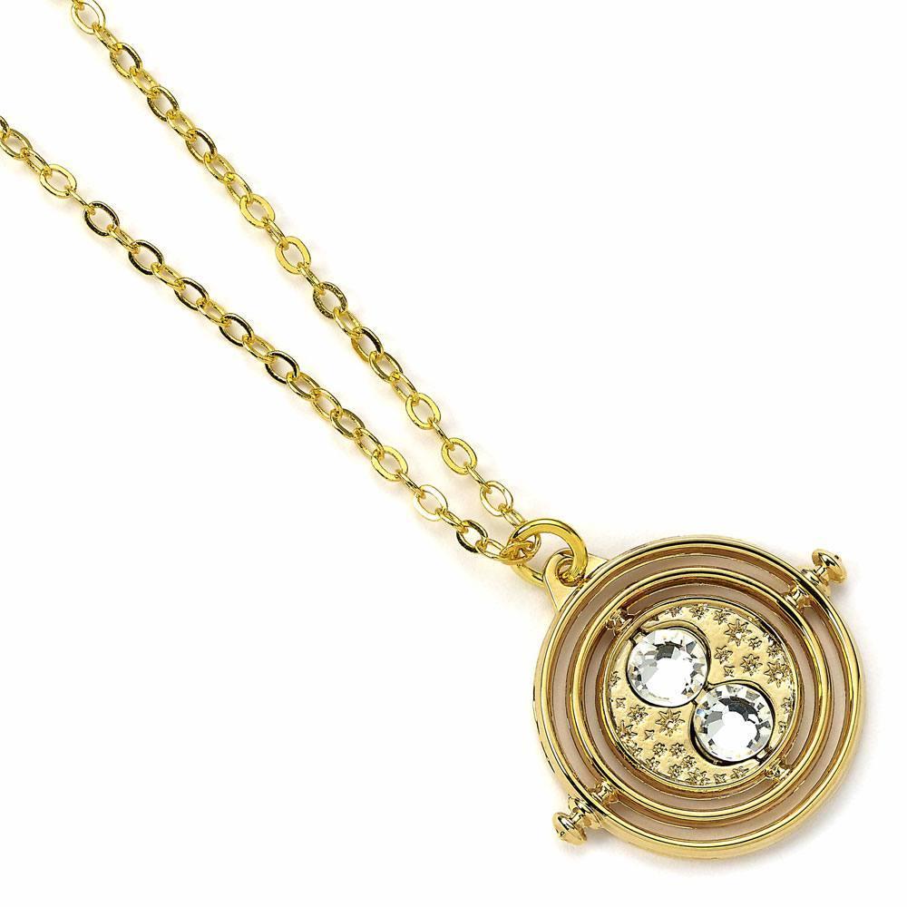 Harry Potter Pendant & Necklace Fixed Time Turner (gold-plated)