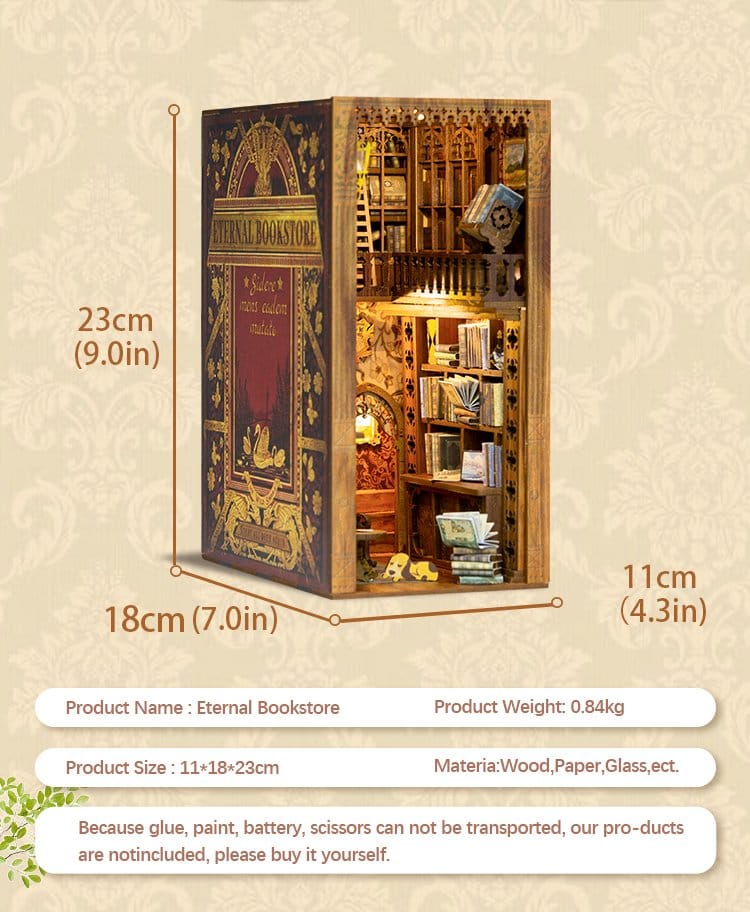 Book Corner Eternal Bookstore 23 x 11 cm
