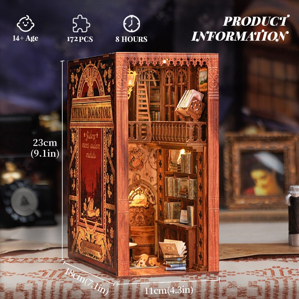 Book Corner Eternal Bookstore 23 x 11 cm