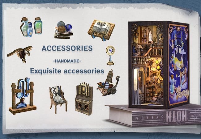 Boknook Nebula Gemensamt Rum 23 x 11 cm