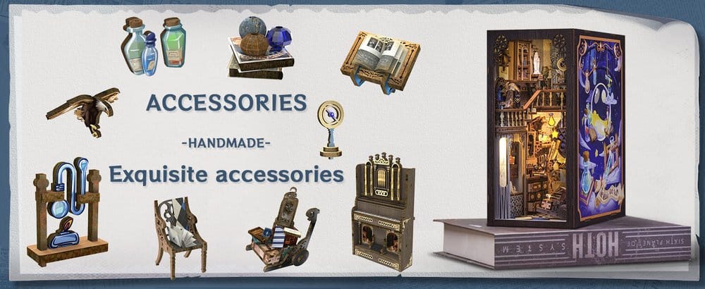 Boknook Nebula Gemensamt Rum 23 x 11 cm