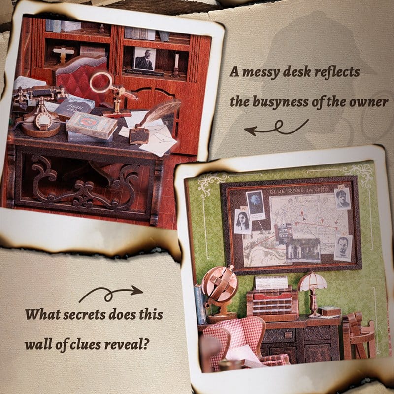 Bokhörna Ros Detektivbyrå 23 x 11 cm