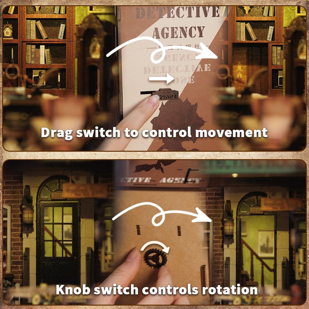 Bokhörna Ros Detektivbyrå 23 x 11 cm