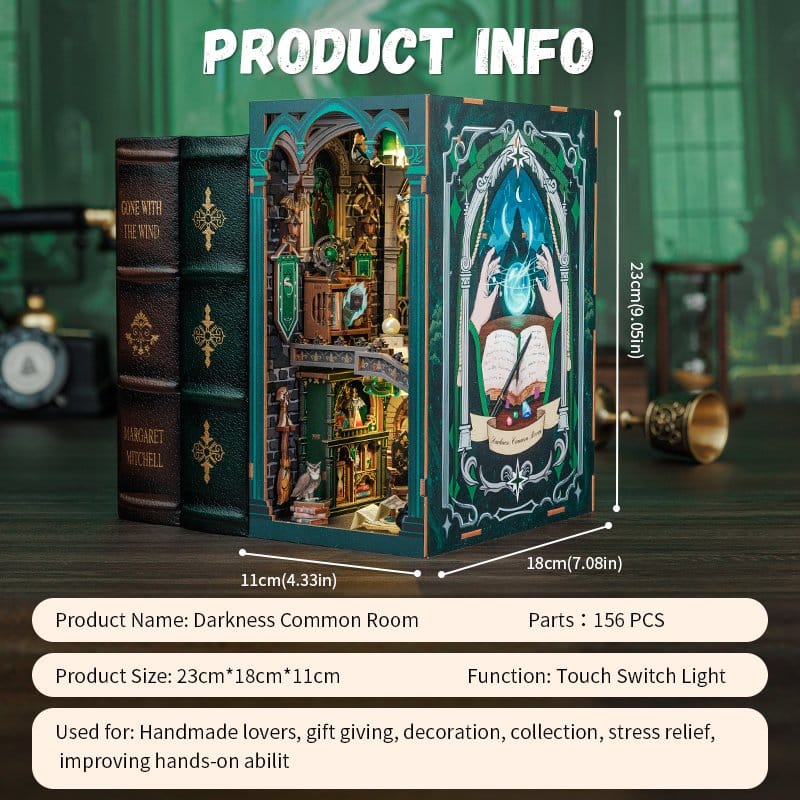 Bokhörna mörker Gemensamt Rum 23 x 11 cm