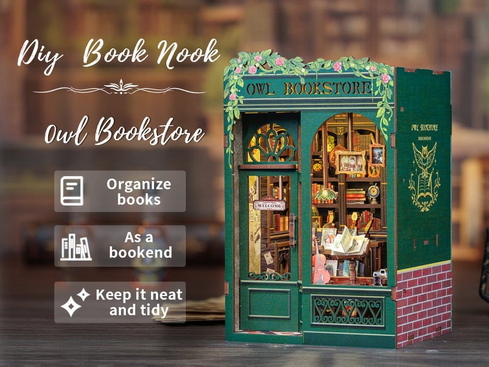 Book Corner Uggla Bookstore 17 x 12 cm