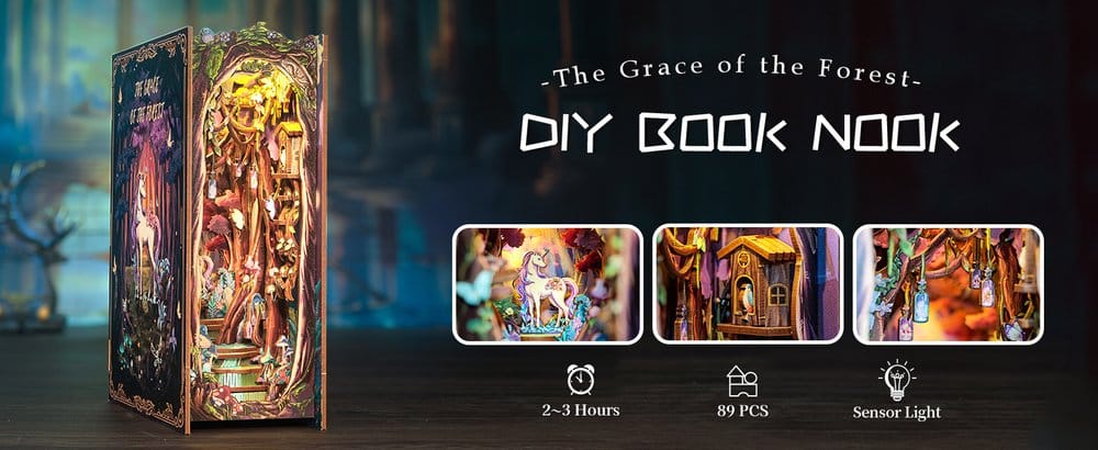 Book Nook Forest Grace 22 × 8 cm