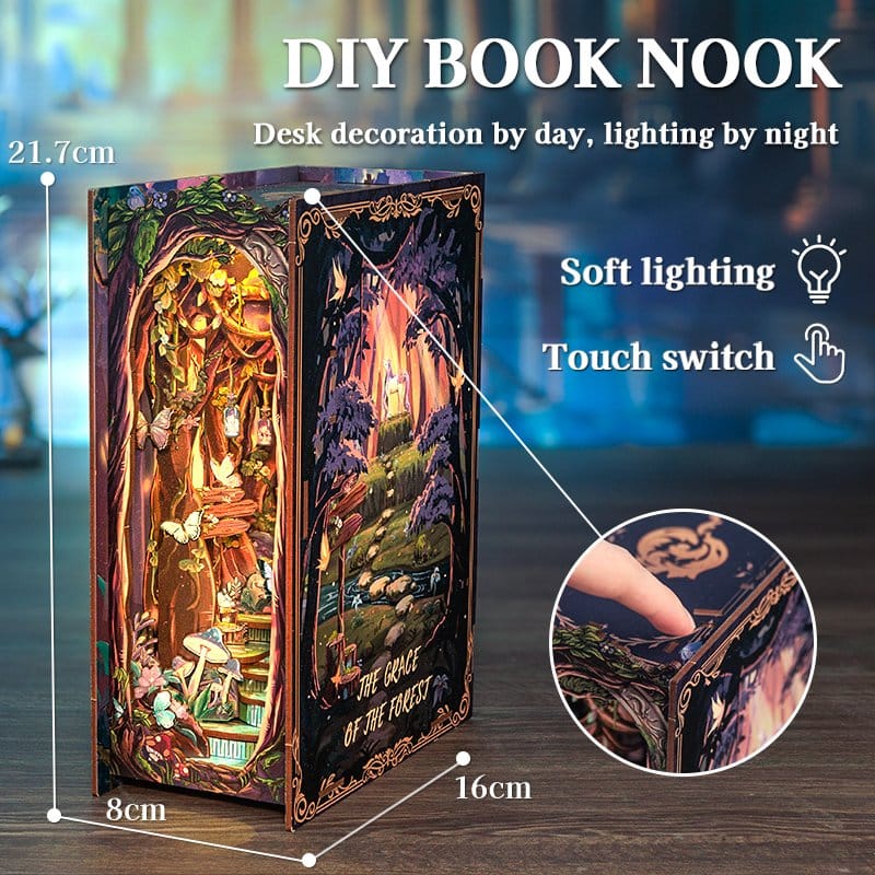 Book Nook Forest Grace 22 × 8 cm