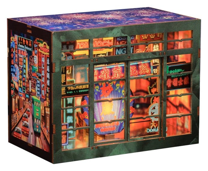 Book Nook Hong Kong Neon Lights 13 x 17 cm