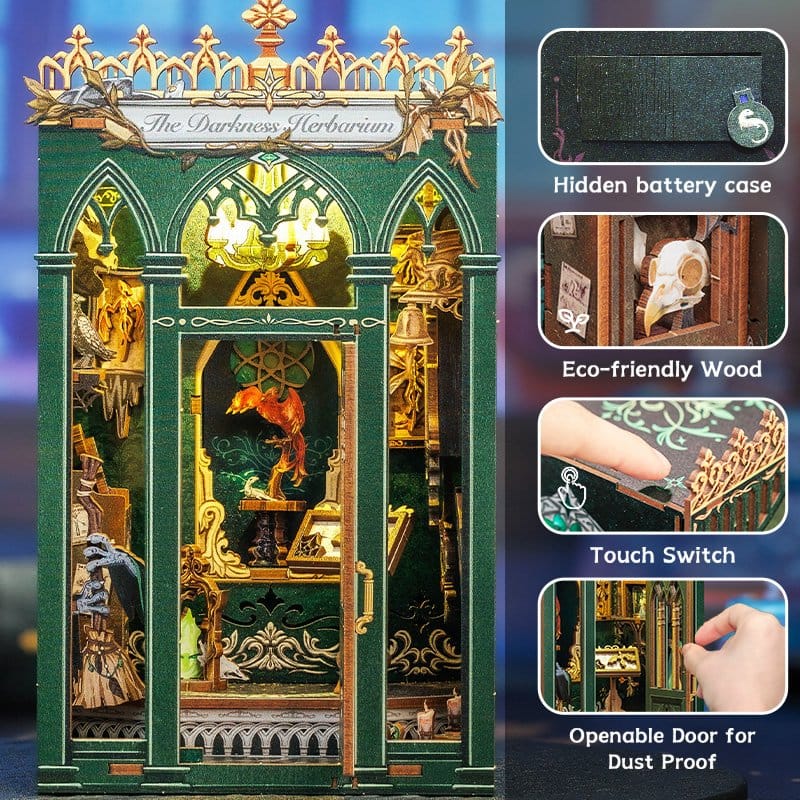 Bokhörna Mörker Herbarium 17 x 12 cm