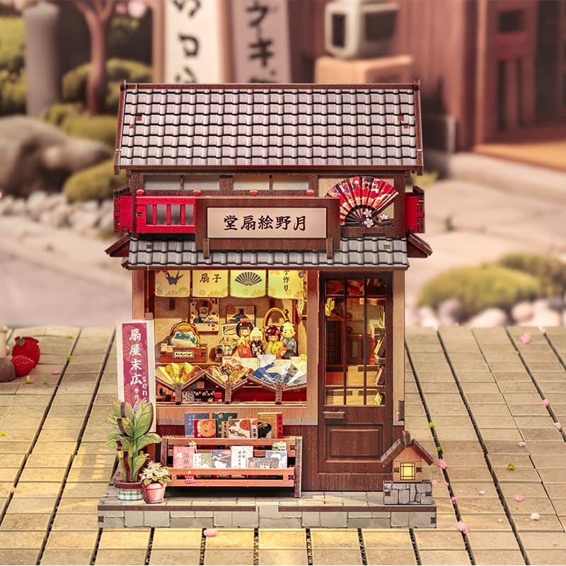 Miniature House Model Kit Tsukino Eogi-dou 19 x 14 cm