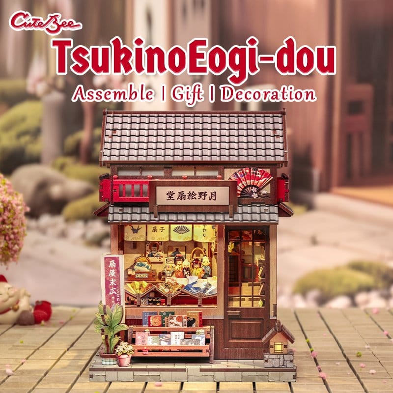 Miniatyrhusmodellset Tsukino Eogi-dou 19 x 14 cm